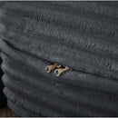 Floor Convertible Sleeper Sofa Bed With 2 Pillows