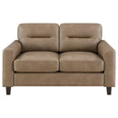Scotland - Faux Leather Upholstered Sofa Set