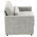 Cozy Upholstered Plush Cushion Armchair For Living Room
