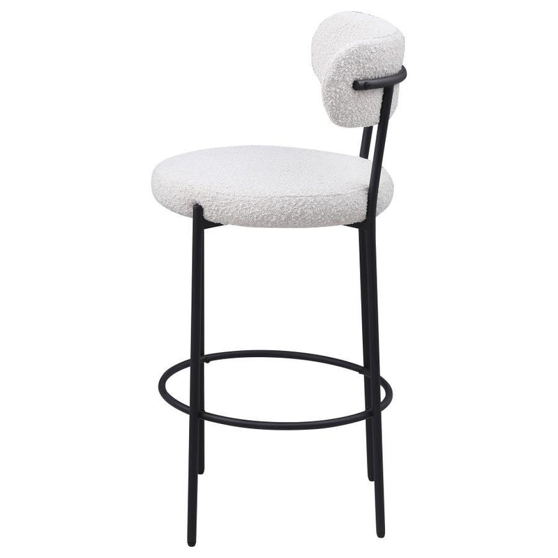 Viola - Boucle Upholstered Bar Stool (Set of 2)