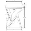 Lily - Solid Reclaimed Wood Accent Side Table - Natural