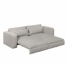 Sleeper Pull Out Sofa Bed, 3 In 1 Convertible Chaise Lounge