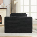 Modern Full Compressed Chaise Lounge Sofa Bed With Removable Pillows