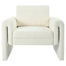 Modern Upholstered Accent Chair, Sturdy Support & Luxurious Comfort