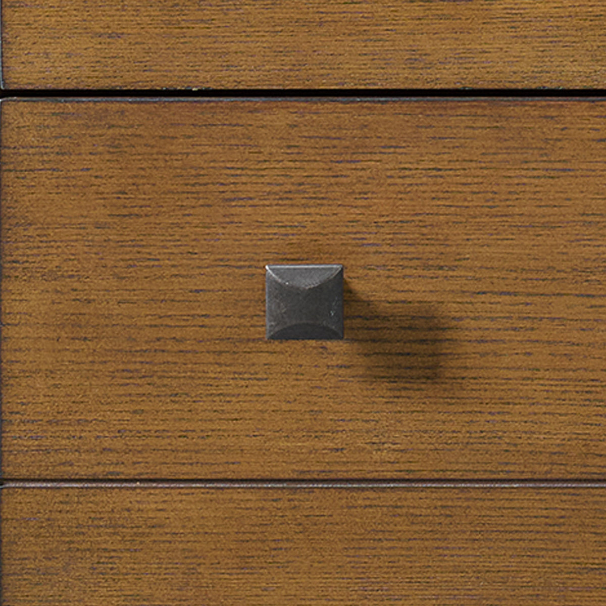Portico File Cabinet in Brown Oak by Elements International, view 3