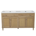 Bathroom Vanity With Double Sink, Large Storage Space