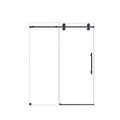 Frameless Single Sliding Shower Door With Clear Tempered Glass