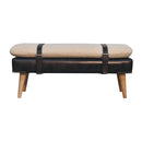 Buffalo - Hide Leather Bench