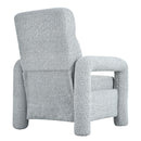 Push Back Recliner Armchair Upholstered Recliner Chair Single Sofa With Adjustable Backrest