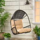 Malia - Wicker Hanging Chair With Cushion