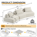 Modern Luxury Oversized Modular Sectional Sofa Set