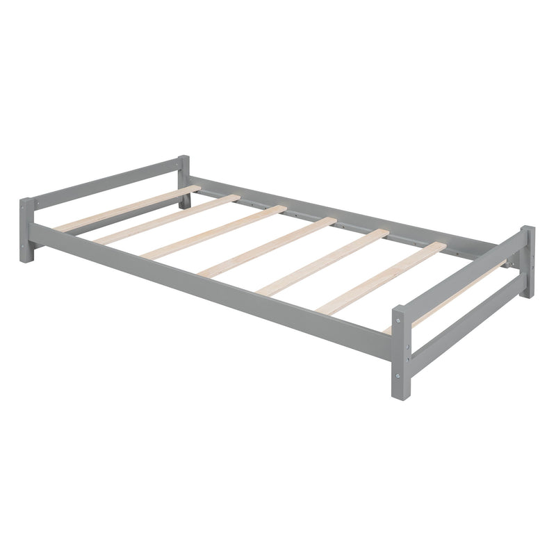 Bunk Bed With LED Light And USB Ports