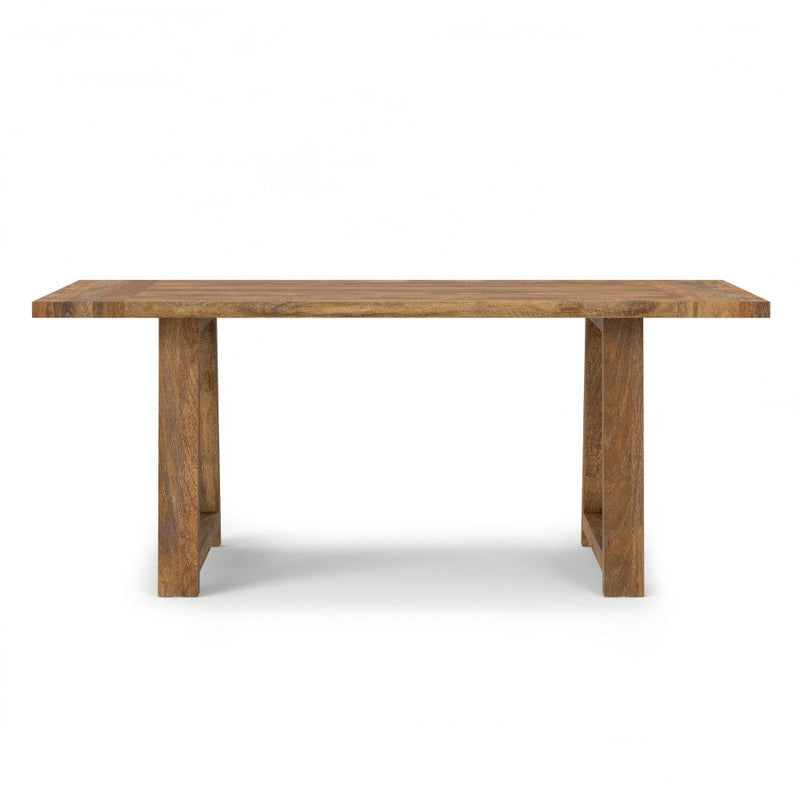 Whitley - Dining Table In Burnt Wax - Brown