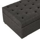 Convertible Folding Sofa Bed Ottoman With Memory Mattress And Tufted Design