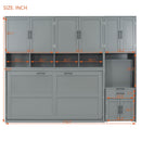 Murphy Wall Bed With Closet, Drawers & Desk