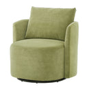 360° Modern Swivel Chair With Upholstered Curved Design