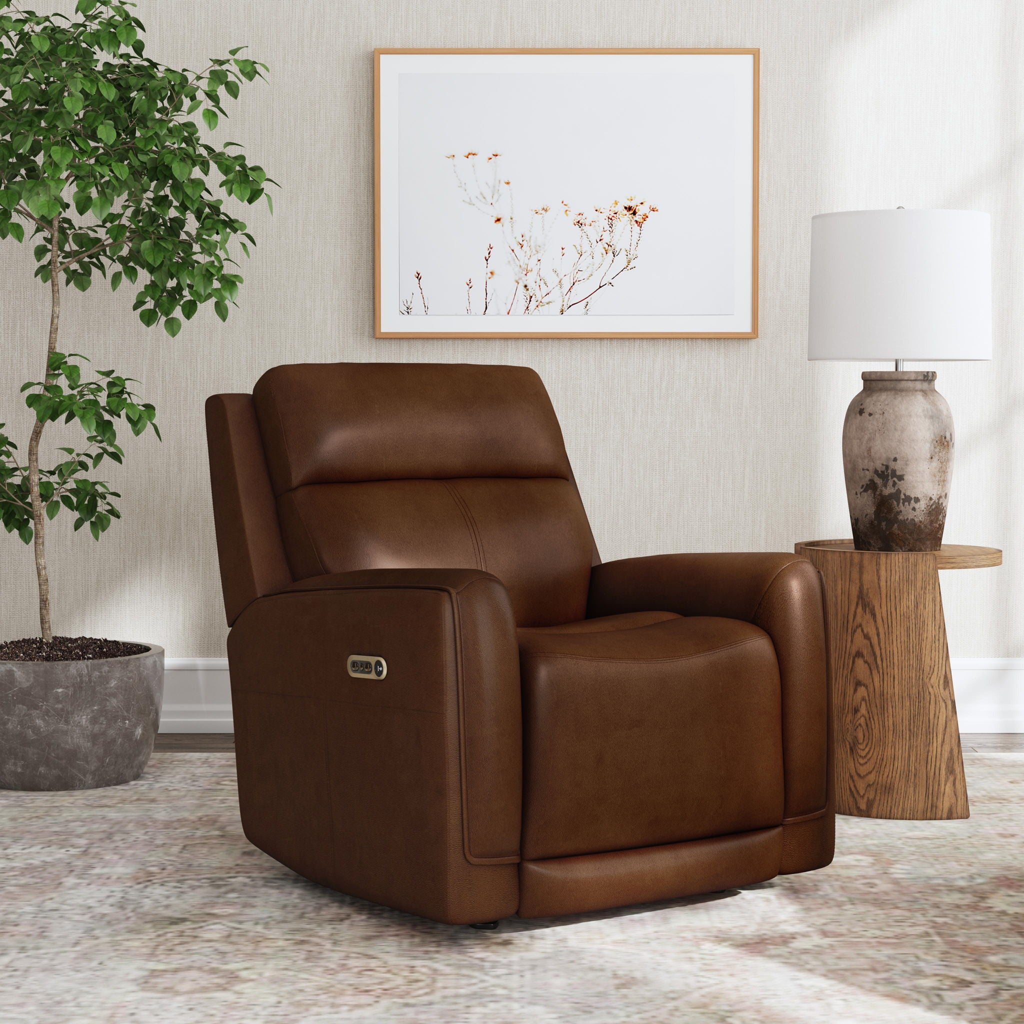 Alister - Power Gliding Recliner With Power Headrest And Lumbar