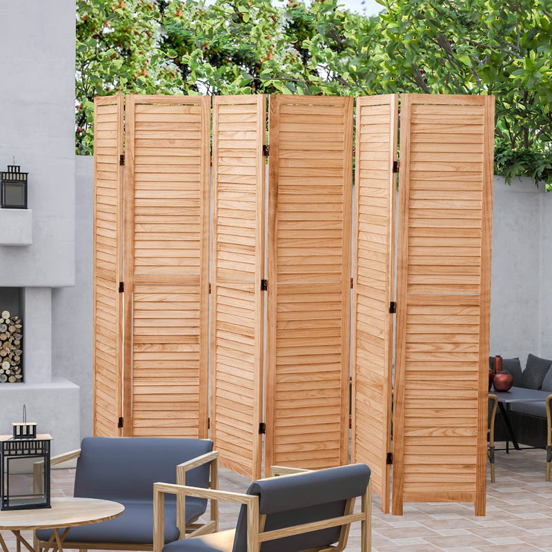 Panel Wooden Folding Room Divider