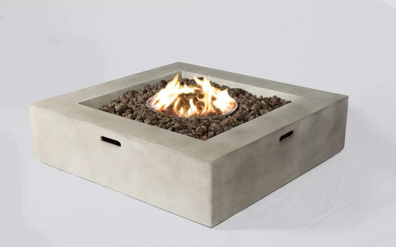 Outdoor Fire Pit Table - Natural / Gray