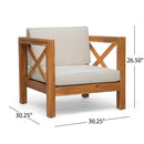 Brava - Mid - Century Modern Club Chair With Water Resistant Cushions