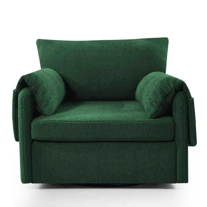 Oversized Swivel Armchair Modern Chair & Single Sofa Lounge, Comfortable Seating For Living Room
