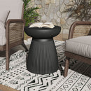 Outdoor Side Table - Matte Black