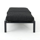 Modern Chaise Lounge With Wate Resistant Fabric Cushions