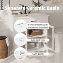 Modern Bathroom Vanity With Tempered Glass Doors