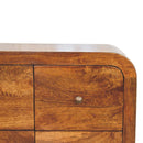 Darcy - 3 Over 3 Drawer Chest - Brown