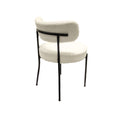 Mid-Century Modern Dining Chair With Curved Backrest