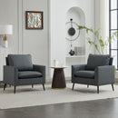 Nordic Retro Light Luxury Upholstered Sofa Chair