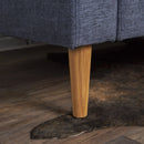 Nebulize - Upholstered Fabric Club Chair With Button Tufted And Square Off Arm And Back