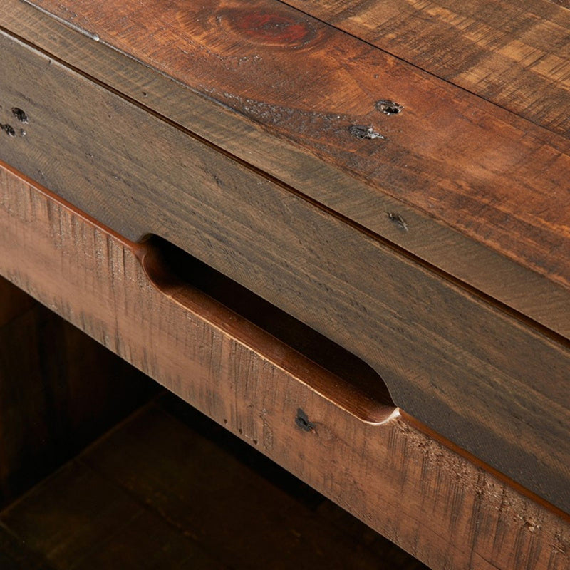 Renu - Nightstand With Drawer - Light Brown Multi