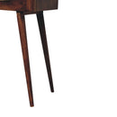 T Bar Console Table, 2 Drawers - Chestnut
