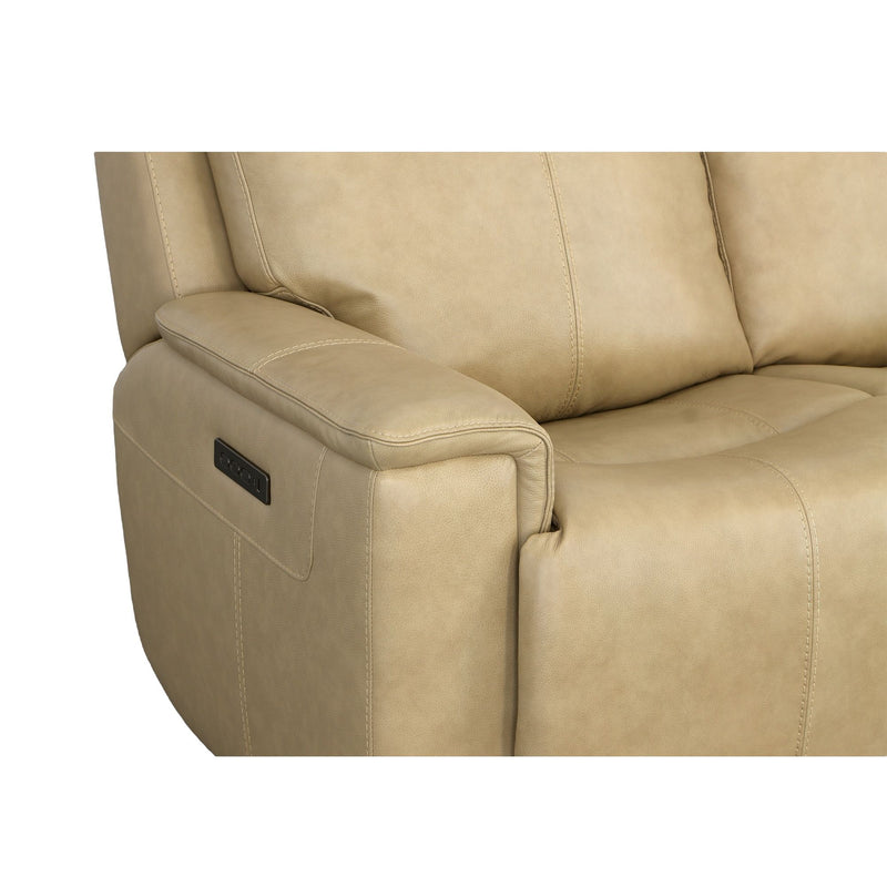 Odell - Power Reclining Sofa With Power Headrests & Lumbar - Stone