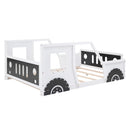 Classic Car Shaped Platform Bed With Wheels