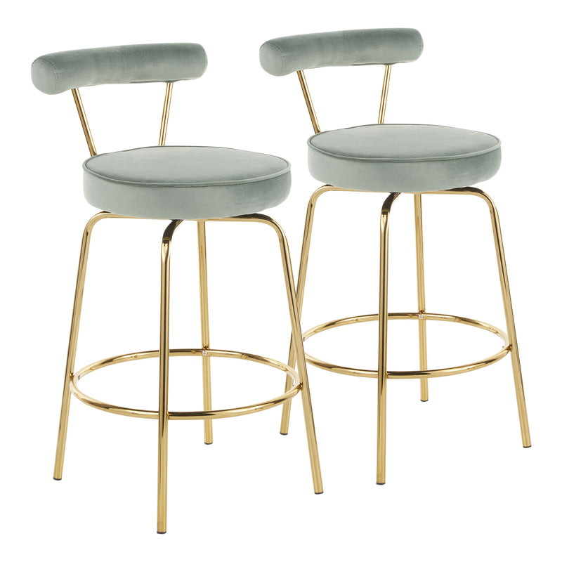 Rhonda - Glam Counter Stool (Set of 2)