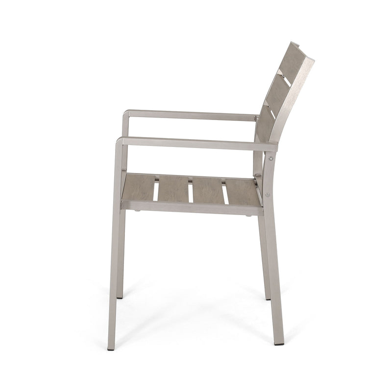 Dreamlan - Outdoor Aluminum Dining Chair (Set of 2)