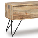 Hunter - Handcrafted TV Media Stand - Natural
