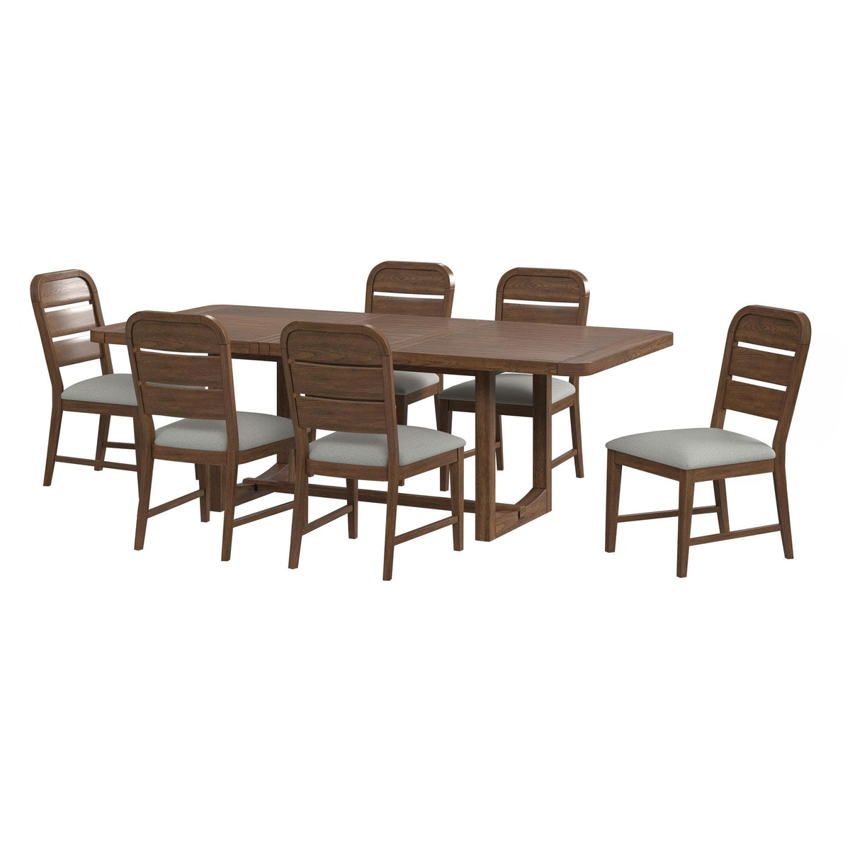 Glinda Standard Height Dining Set in Dark Brown by Elements International, view 3