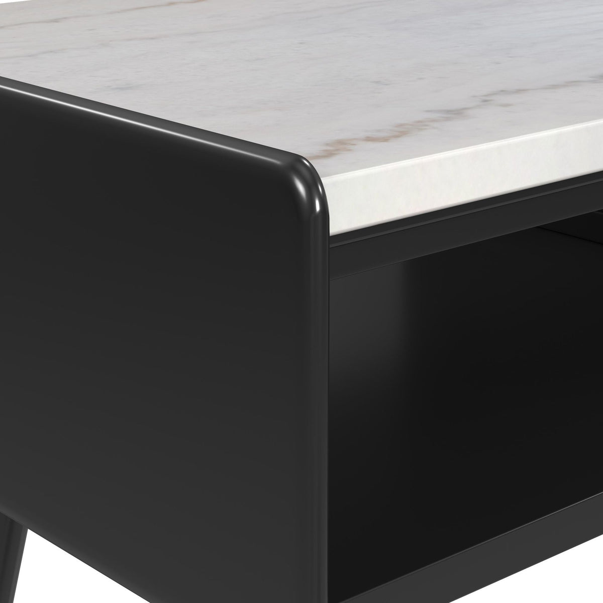 Lanette Occasional Table in Black by Elements International, view 5