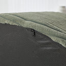 Single Swivel Chair, Fluffy Modern Sleeper, 360 Degree Swivel Chair For Living Room - Green