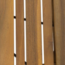 Temptation - Outdoor Foldable Side Table With Slat Design