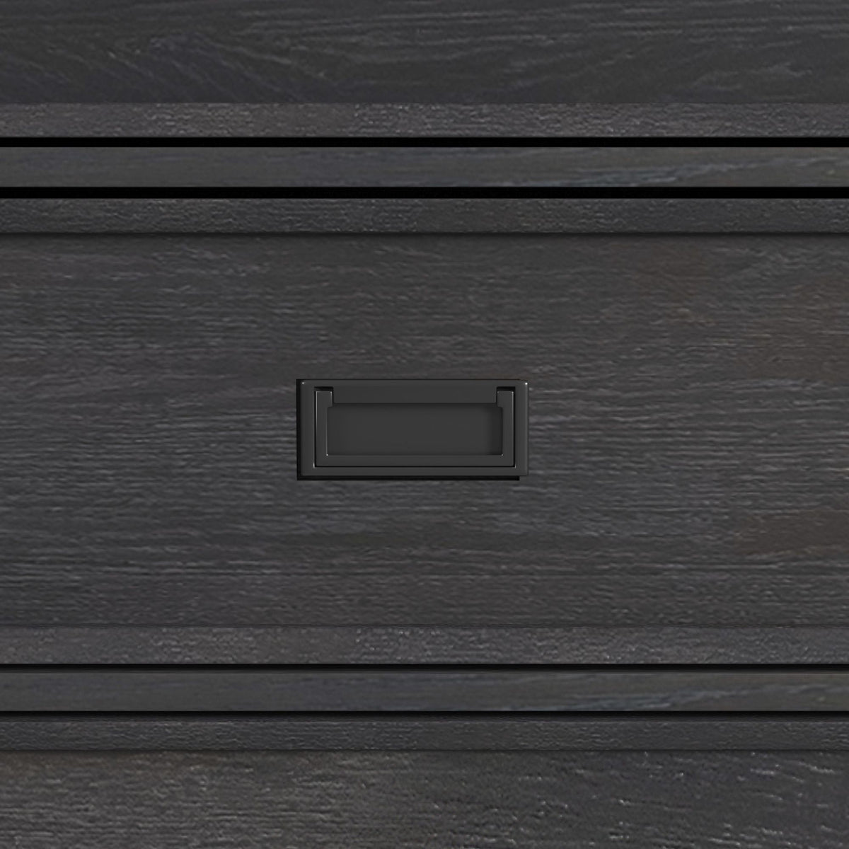 Hampton Kids 2-Drawer Nightstand With Usb in Black by Elements International, view 5