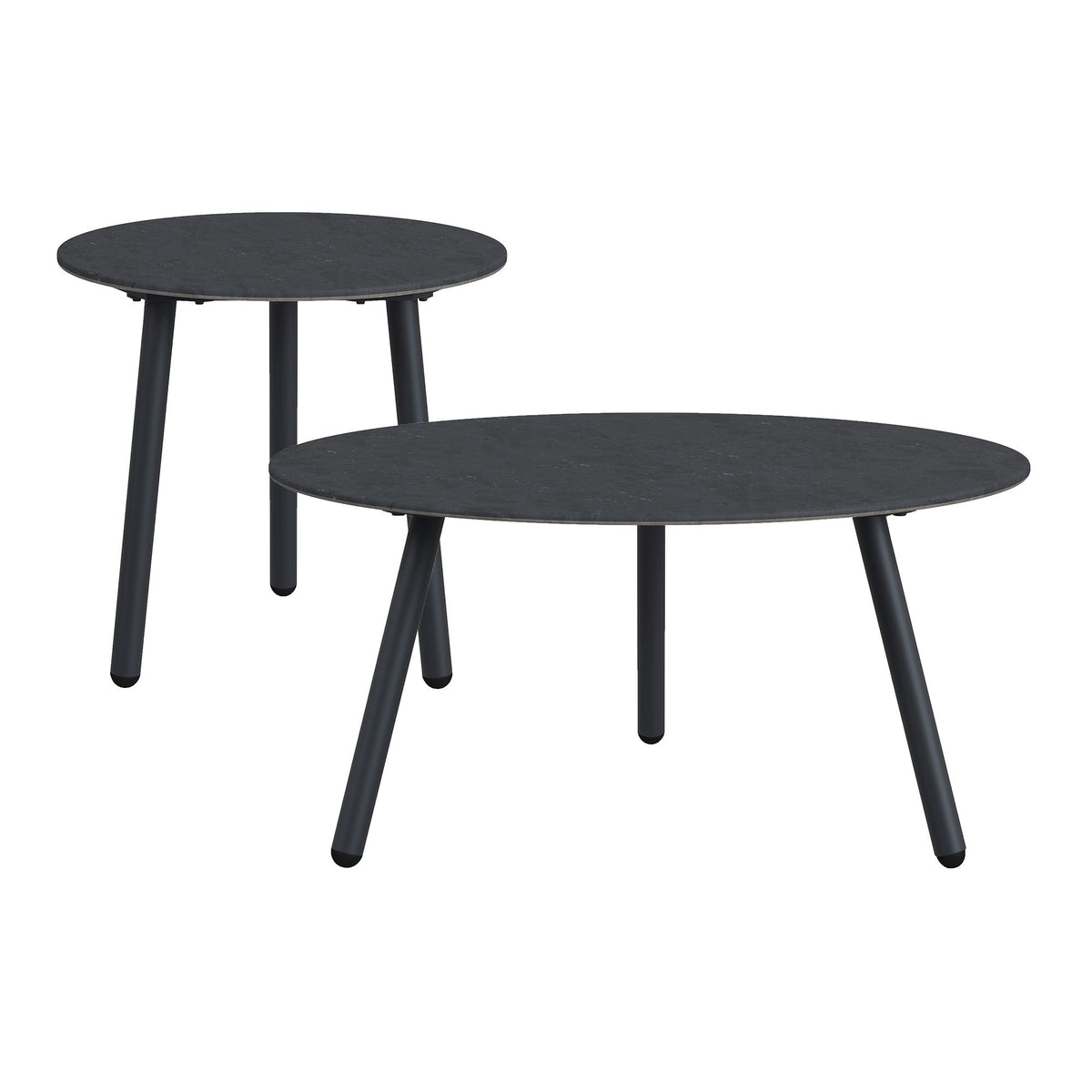 Bali Two Piece Occasional Set in Dark Gray by Elements International