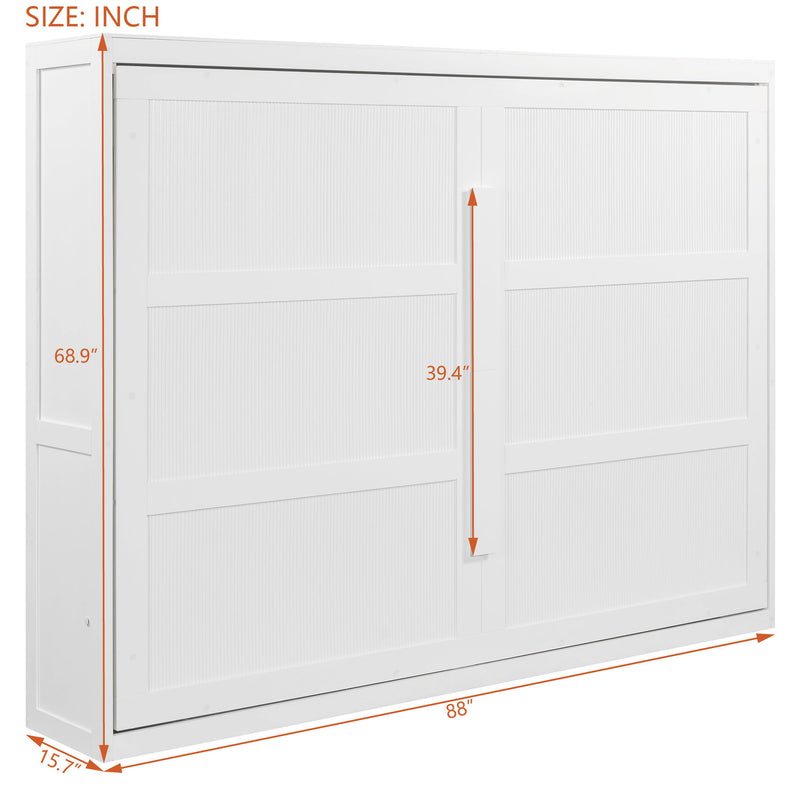 Murphy Wall Bed Modern Design With LED Lights