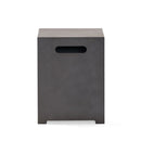 Modern Tank Holder Side Table With Powder Coated Frame