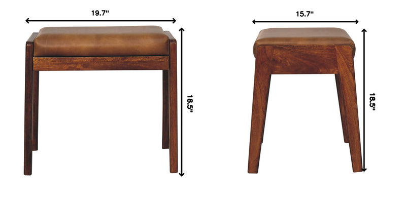 Buffalo - Hallway Footstool - Brown