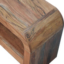 Darcy - Media Unit With Shelf - Antique Brown