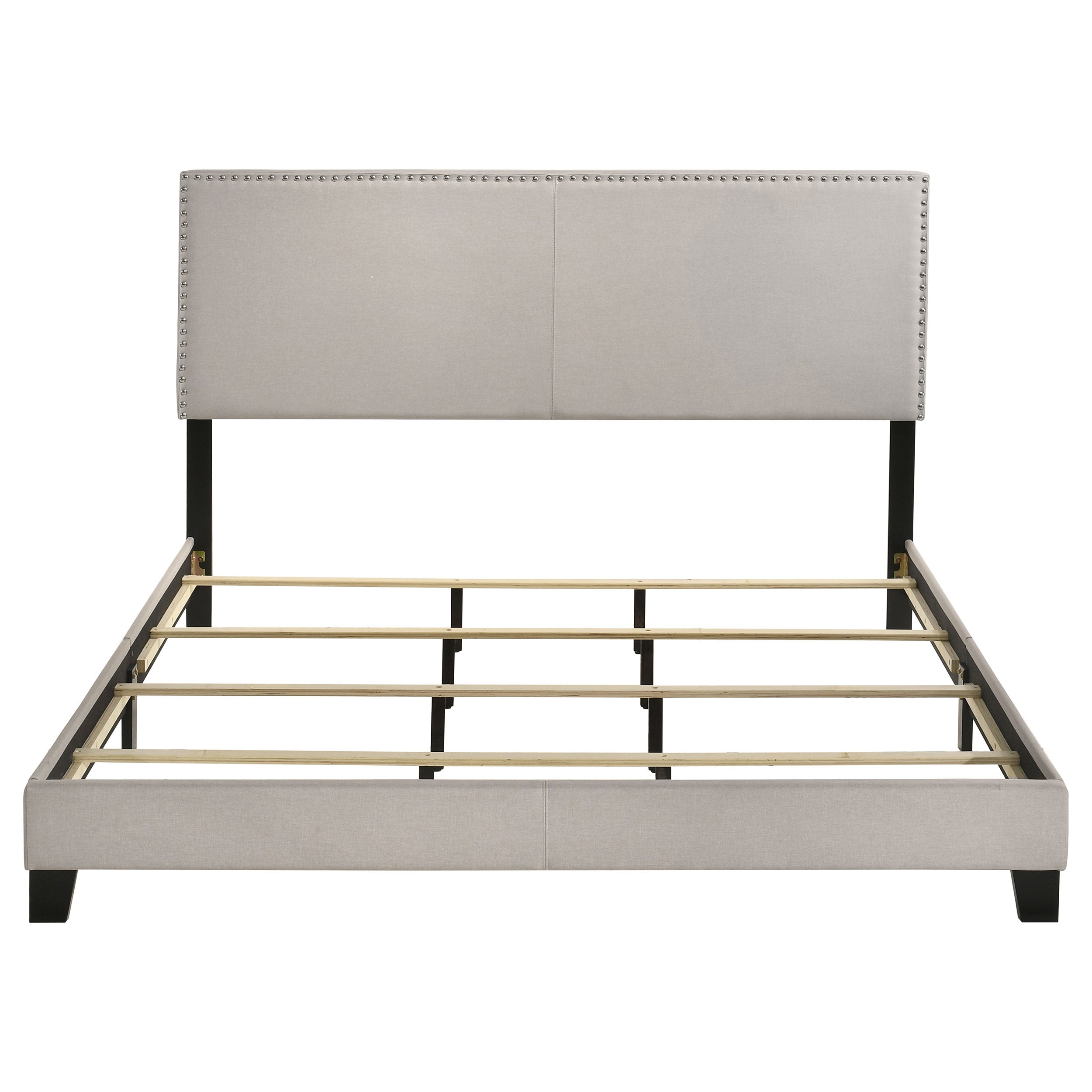 Boyd Upholstered California King Panel Bed Ivory — view 4